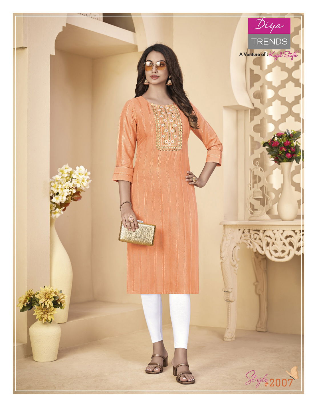 Fashion Story 2 Latest Embroidery Fancy wear Designer Kurti Collection